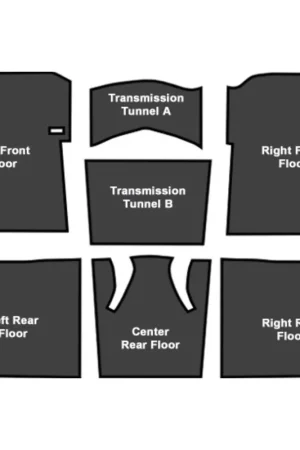 Sound Deadener for 1955-1957 Buick Roadmaster Die Cut EVA Complete 7Pc Direct From Manufacturer