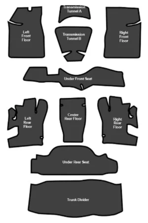 Exclusive Offer Sound Deadener for 1977 Chevrolet Malibu EVA Complete 10Pc