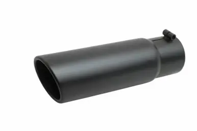 Sale Gibson Black Ceramic Rolled Edge Angle Exhaust Tip - 500661-B