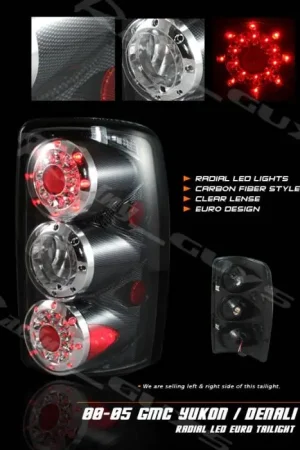 Euro Clear Lense Carbon LED Taillights Time-Limited