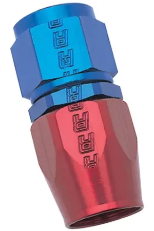 Reduced Price Russell Performance -20 AN Red/Blue Straight Full Flow Hose End - 610070