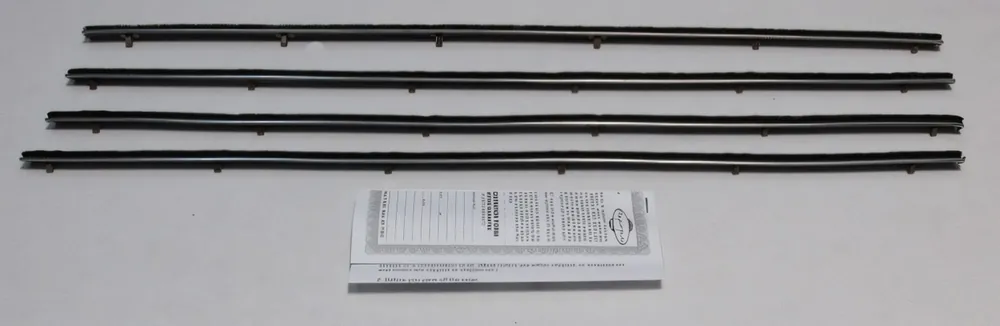 Window Sweeps Felt Kit for 1960-1963 Ford Falcon Ranchero Sedan Thin Style Original