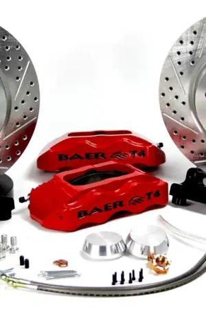 Baer Brakes 4261288S Baer Brakes 13" Track4 Front Brake Kit, Silver, SDZ, Std. Studs Buy Online
