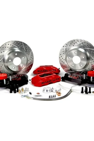 Baer Brakes 4301381GB Baer Brakes 13" Track4 Front Brake Kit, Grabber Blue, SDZ, Std. Studs Buy Direct
