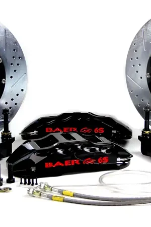 Baer Brakes 4301508B Baer Brakes 14" Extreme+ Front Brake Kit - Black Final Sale