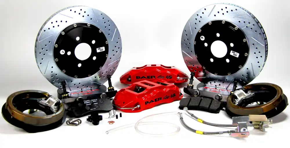 Baer Brakes 4262205GB Baer Brakes 14" Extreme+ Rear Brake Kit, Grabber Blue, SDZ Limited Offer