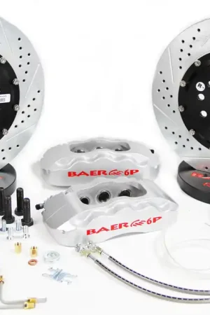 Low Price Baer Brakes 4301520S Baer Brakes 14" Pro+ Front Brake Kit - Silver