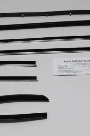 Final Sale Window Sweeps Felt Kit Weatherstrip for 1968-1969 Ford Torino Convertible