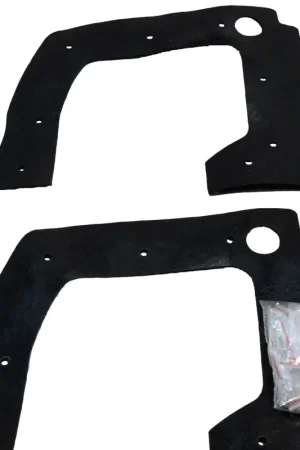 Fender Dust Splash Shield for Mopar B-Body Charger 1968-70 2DR 2pc Rubber Luxury