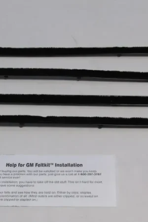 Get Yours Window Sweeps Felt Kit for 1955-1959 Chevy GMC Truck 2 Door Pick Up OEM