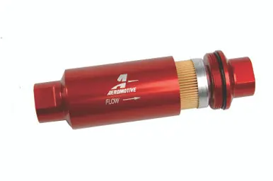 Luxury Aeromotive In-Line Filter - (AN-10) 10 Micron fabric Element - 12301