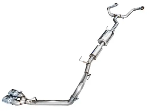 AWE 0FG Exhaust for 2022-2025 3rd Gen Toyota Tundra - Dual Chrome Silver Tips Deal