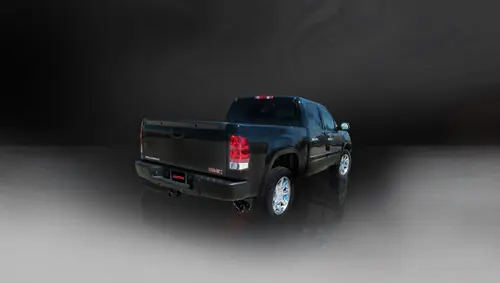 Corsa 14925BLK Sport Black Twin 4.0" Single Side Cat-Back for 2010-2013 Chevy Silverado 1500 Crew Cab-Short Bed 4.8L V8 Discount