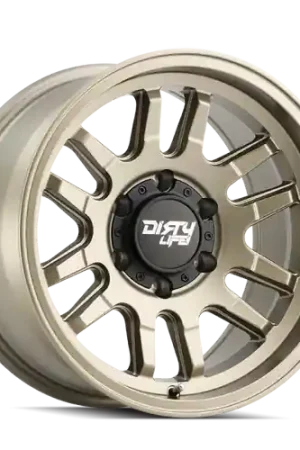 Premium Dirty Life 9310 Canyon 17x9 / 5x127 BP / -38mm Offset / 71.5mm Hub Satin Gold Wheel