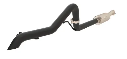 Same Day Shipping MBRP 2007-2011 Jeep Wrangler (JK) 3.8L V6 4 dr 2 1/2inch Off-Road Tail Pipe Muffler before Axle Black Coated #S5514BLK