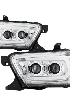 Spyder Signature Toyota Tacoma 2016-2022 TRD Model Projector Headlights-Chrome (PRO-YD-TT16V1-SEQ-C) Bargain