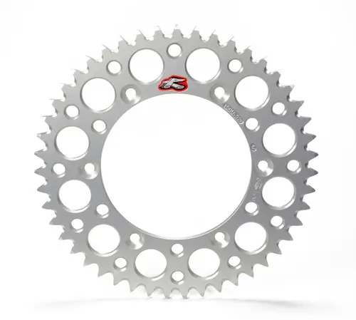 Premium Renthal 20-24 Husq TC250/TX350/FC450/ KTM 250-450 SX/XC/SX-F Rear Grvd Sprocket - Sil 520-49P Teeth