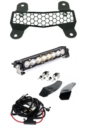 Baja Designs 2018 Textron Wildcat XX Grille Mount Kit 10in S8 and Fascia - 447144 Special Offer