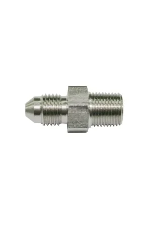 Aeroflow 1/8" BSP To -6AN Straight Fitting - Stainless Steel Original