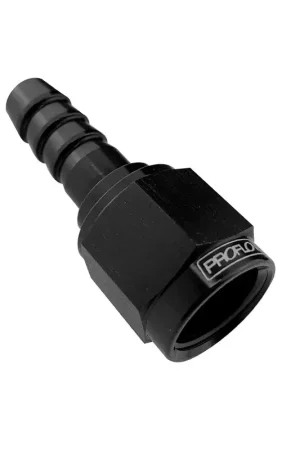 Proflow 5/16in Straight Barb Male Fitting To 04AN Female Black Trending