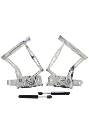 Aeroflow Billet Bonnet Hinge Kit - Black (Holden Torana LC-LJ) Discount