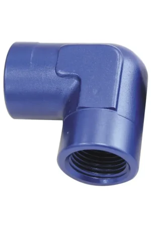 Aeroflow 90 Deg Female to Female Elbow 1/8 NPT - Black Crafted