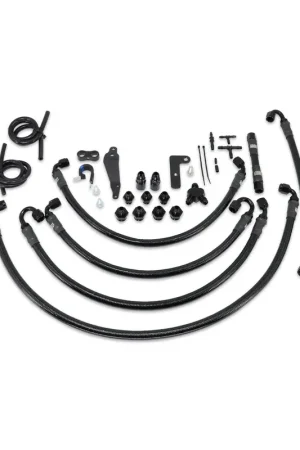 IAG Performance PTFE Fuel Line Kit Ethanol Safe Compatible with V3 TGV (WRX 08-14/STI 08-21) Original