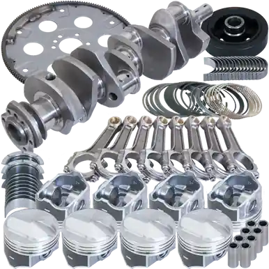 Eagle Chevy 454 4.000in Crank 6.135in I-Beam Rod 22cc 4.310in Pistons 168 Tooth FP Balanced Assembly - B18401060 Popular