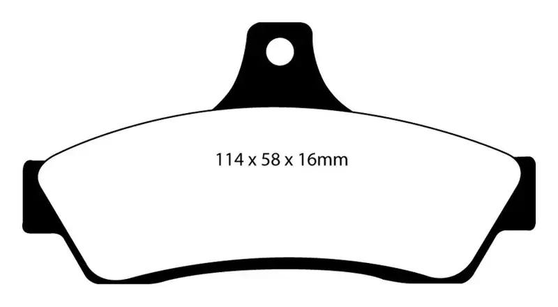 Free Shipping EBC EBC 03-04 Pontiac GTO 5.7 (Solid Rear Rotors) Bluestuff Rear Brake Pads