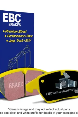 EBC EBC 08-11 Nissan GT-R (R35) 3.8 Twin Turbo (Cast Iron Rotors) Yellowstuff Front Brake Pads Markdown