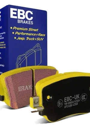 Same Day Shipping EBC EBC 15-21 Volkswagen GTi 2.0 Turbo Yellowstuff Rear Brake Pads