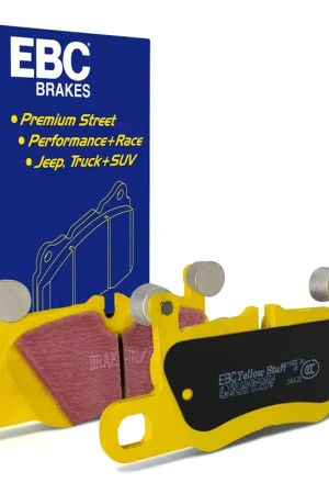Warranty Included EBC EBC 2016+ Porsche 911 (991/2 w/Cast Iron Rotors) 3.0TT Carrera Yellowstuff Rear Brake Pads