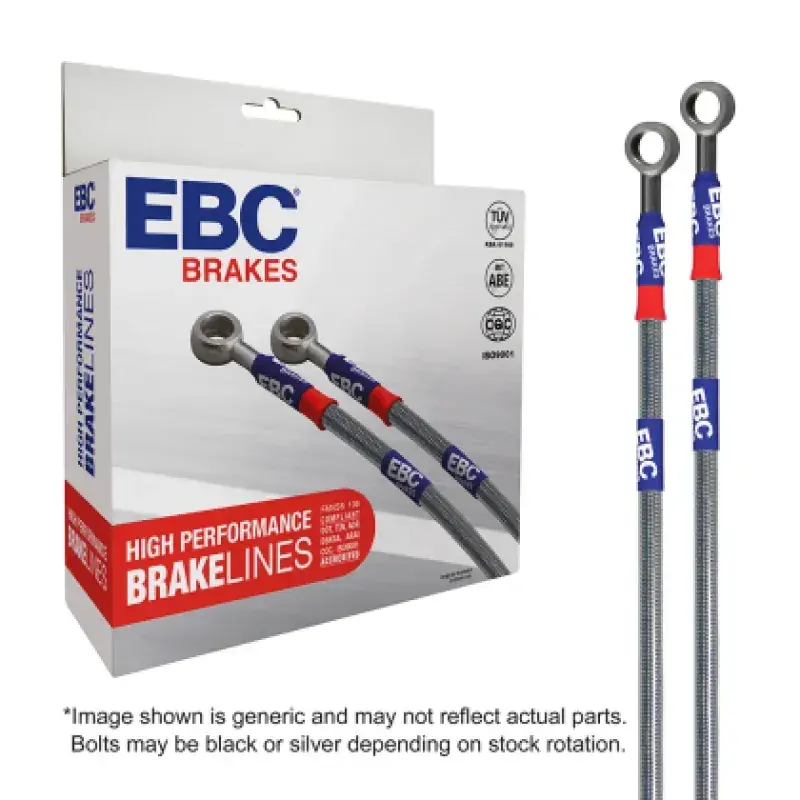 EBC EBC 92-97 Land Rover Defender (w/Rear Rotor) Stainless Steel Brake Line Kit Worldwide Shipping