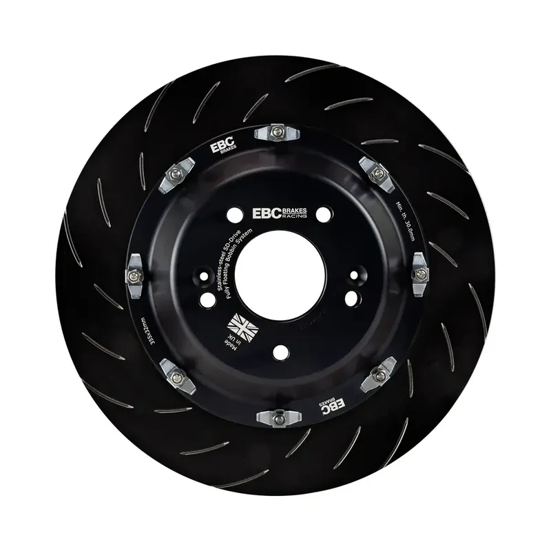 High Quality EBC EBC Racing 09-13 Chevrolet Corvette (C6) Z06 7.0L (w/Wear Sensor) SG Series One Piece Rear Rotors
