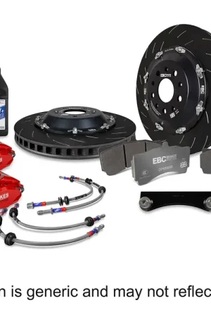 EBC EBC Racing 20-23 Volkswagen Golf-R Blue Apollo-6 Calipers 380mm Rotors Front Big Brake Kit Exclusive
