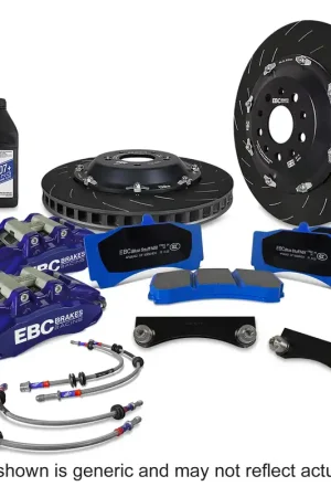 EBC EBC Racing 92-05 BMW 3-Series E36/E46 Blue Apollo-6 Calipers 355mm Rotors Front Big Brake Kit Save Now