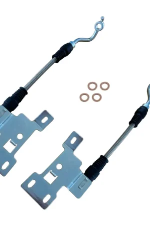 Money Back Guarantee All Terrain Industries Extended Braided Brake Lines - Rear Caliper (Next Gen Ranger 22+/Amarok 22+)