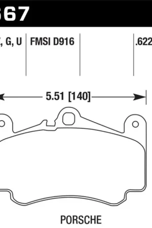 Hawk Performance Hawk 02-05 Porsche 911 Carrera 4 Turbo Look/Carrera 4S Front DTC-60 Brake Pads Trending