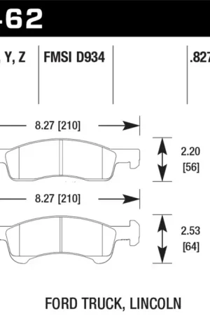 Hawk Performance Hawk 03-06 Ford Expedition / 03-06 Lincoln Navigator LTS Street Front Brake Get Yours