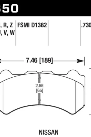 Hawk Performance Hawk 09-11 Nissan GT-R HPS Street Front Brake Pads Bargain