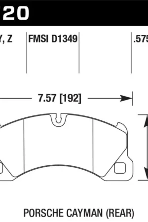 Hawk Performance Hawk 15-17 Porsche Cayenne Front HPS 5.0 Brake Pads Time-Limited