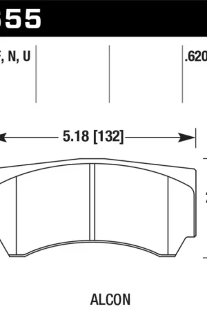 Hawk Performance Hawk Alcon HPS 5.0 Street Brake Pads Special Discount