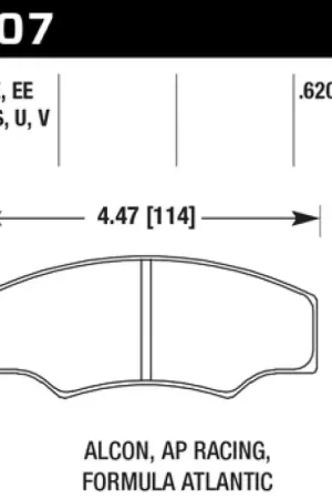 Hawk Performance Hawk Alcon/AP Racing Motorsport Caliper ER-1 Brake Pad Set Seasonal Sale