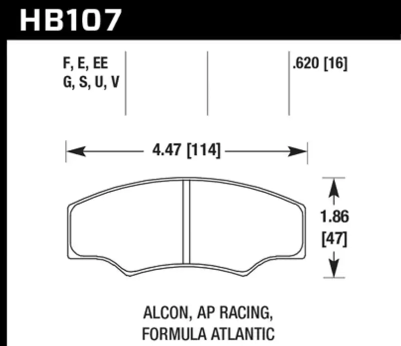 Hawk Performance Hawk Alcon/AP Racing Motorsport Caliper ER-1 Brake Pad Set Seasonal Sale
