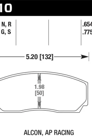 Best Choice Hawk Performance Hawk AP CP5200 Caliper HPS Street Brake Pads