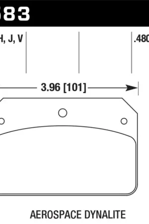 Hawk Performance Hawk Ferro-Carbon Black Powder Coat HPS Street Brake Pads - 12mm Pad Thickness Limited Offer
