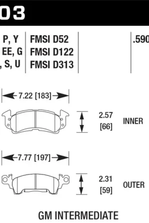 New Arrival Hawk Performance Hawk Performance Ceramic Street Brake Pads