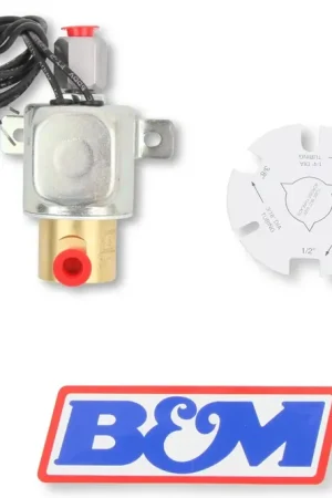 Flash Sale B&M Launch Control Solenoid Replacement Solenoid is Zinc Plated Steel with 1/8-inch NPT Inlet/Outlet