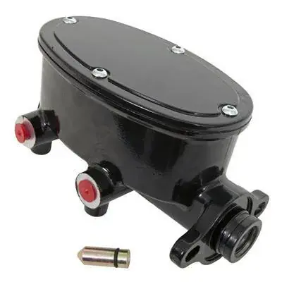 Deal Proflow Master Cylinder Aluminum Black Powdercoat 1.000in Bore Dual Bowl Front Disc/Rear Drum
