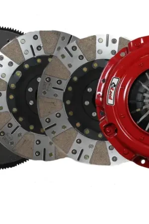 McLeod Racing McLeod RXT Twin Disc Clutch Kit Chevy LSA/LT1/LT4 1-1/8 X 26 Spline 8 Bolt Crank Steel FW Retro Fit Latest